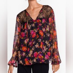 Johnny Was Flora Silk
Blouse